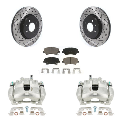 [Avant] Disque et plaquette de frein pour Kia Rio With 14" Factory Wheels KCD-100093C
