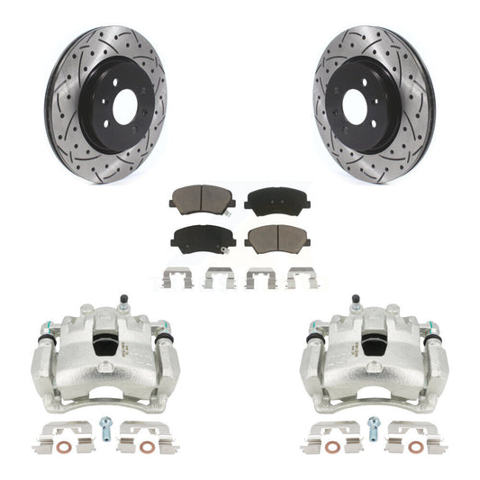 [Avant] Disque et plaquette de frein pour Kia Rio With 14" Factory Wheels KCD-100093C