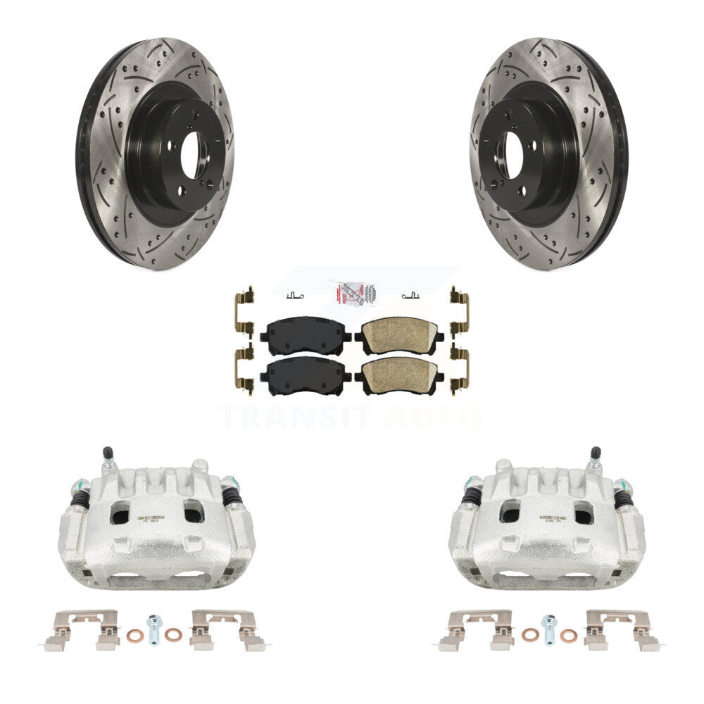 [Avant] Disque et plaquette de frein pour 03 Subaru Impreza WRX To 06 02 KCD-100128N