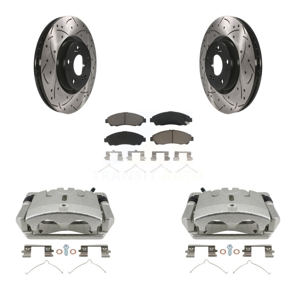 [Avant] Disque et plaquette de frein pour 2009-2015 Honda Pilot KCD-100211C