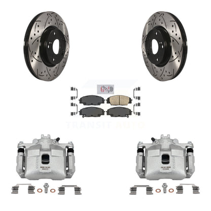 [Avant] Disque et plaquette de frein pour 06-11 Honda Civic Si with 2.0L KCD-100237N