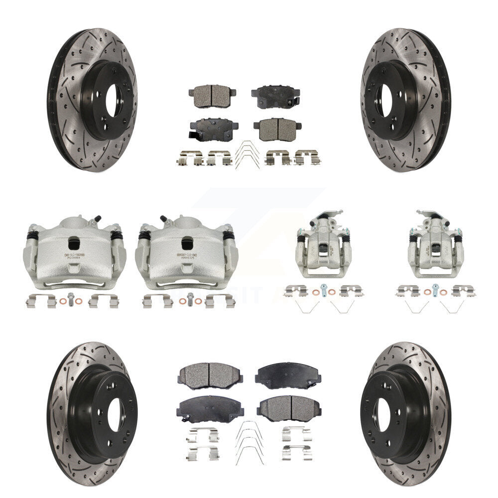 [Avant et Arrière] Disque et plaquette de frein pour Honda Accord KCD-100307T
