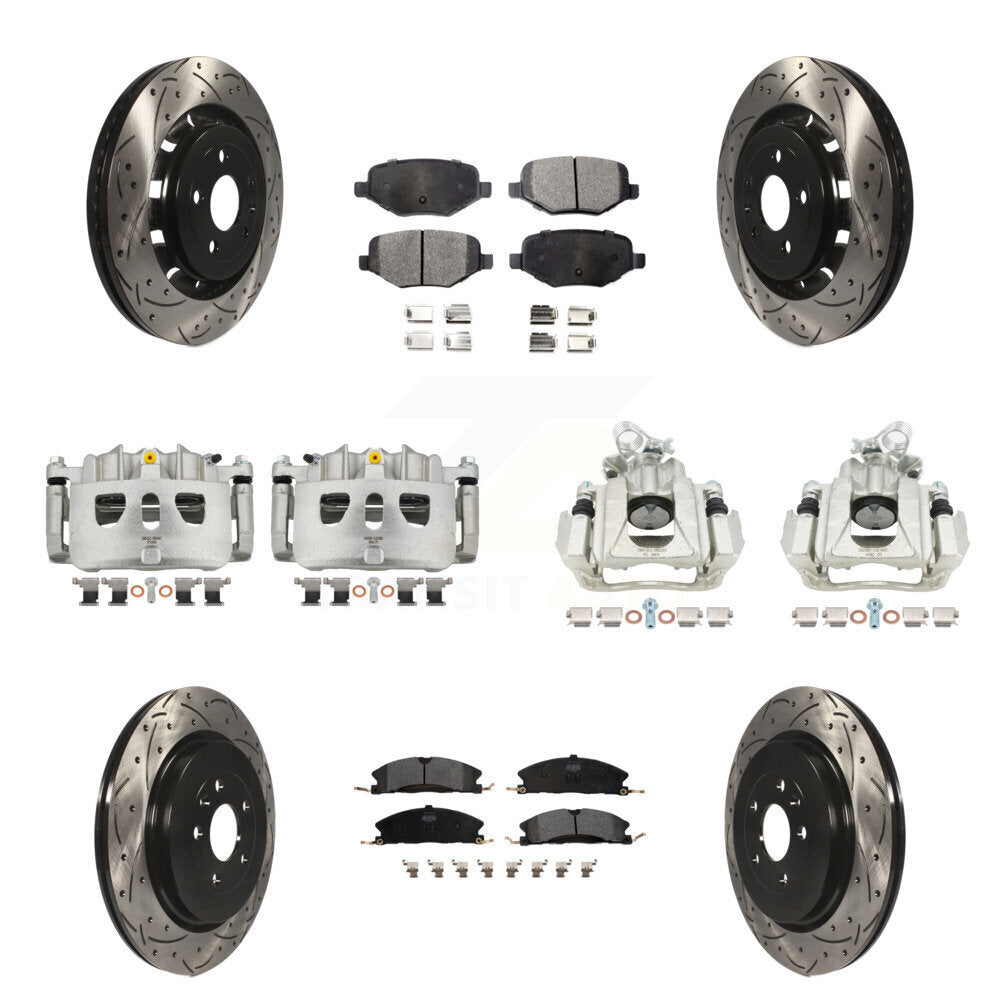 [Avant et Arrière] Disque et plaquette de frein pour Lincoln MKS KCD-100310P