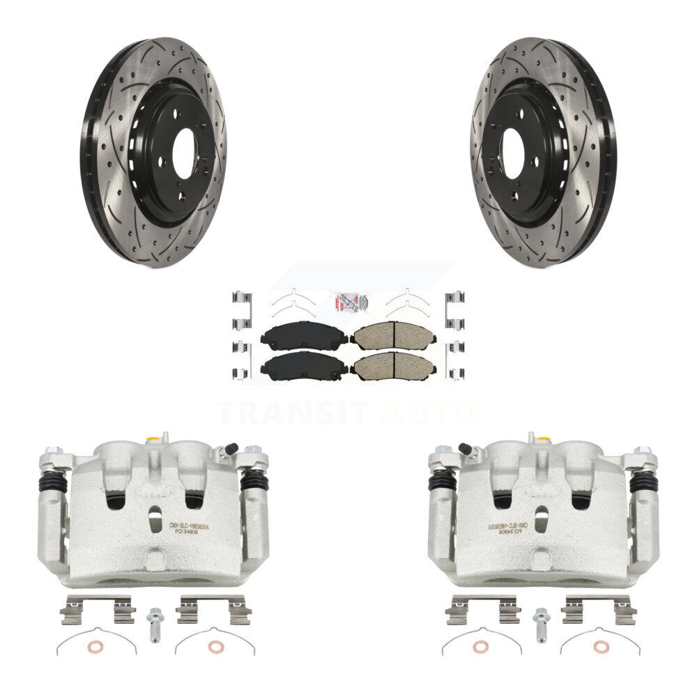 [Avant] Disque et plaquette de frein pour Honda Pilot Ridgeline Acura MDX KCD-100360N