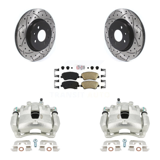 [Avant] Disque et plaquette de frein pour Kia Rio With 14" Factory Wheels KCD-100377N