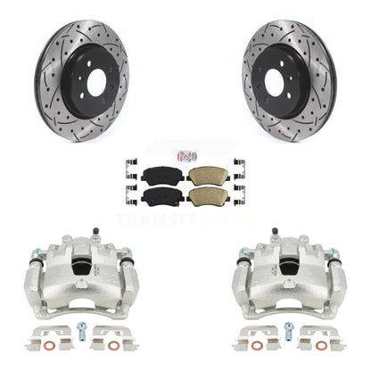 [Avant] Disque et plaquette de frein pour Kia Rio With 14" Factory Wheels KCD-100378N
