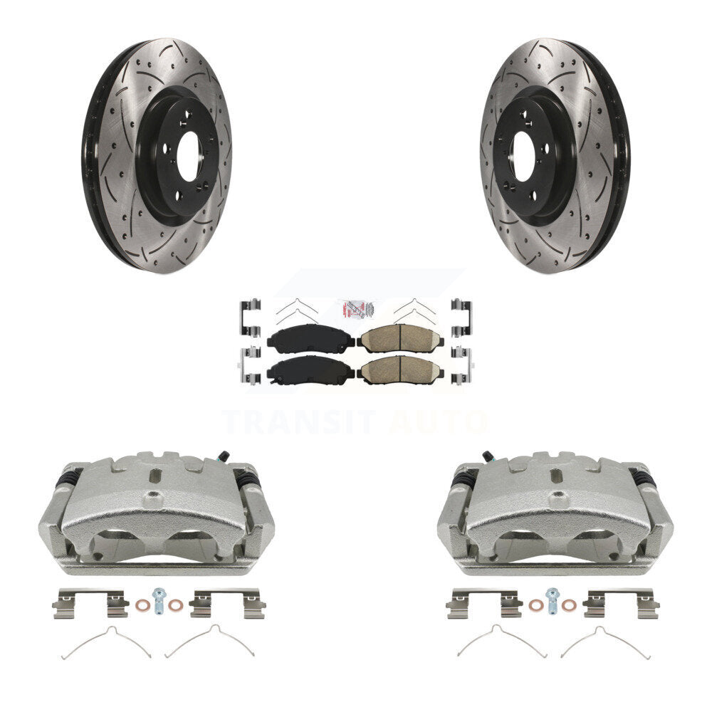 [Avant] Disque et plaquette de frein pour 2009-2015 Honda Pilot KCD-100411N