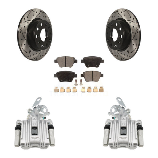 [Arrière] Disque et plaquette de frein pour Volkswagen Jetta Beetle Golf KCD-100443T