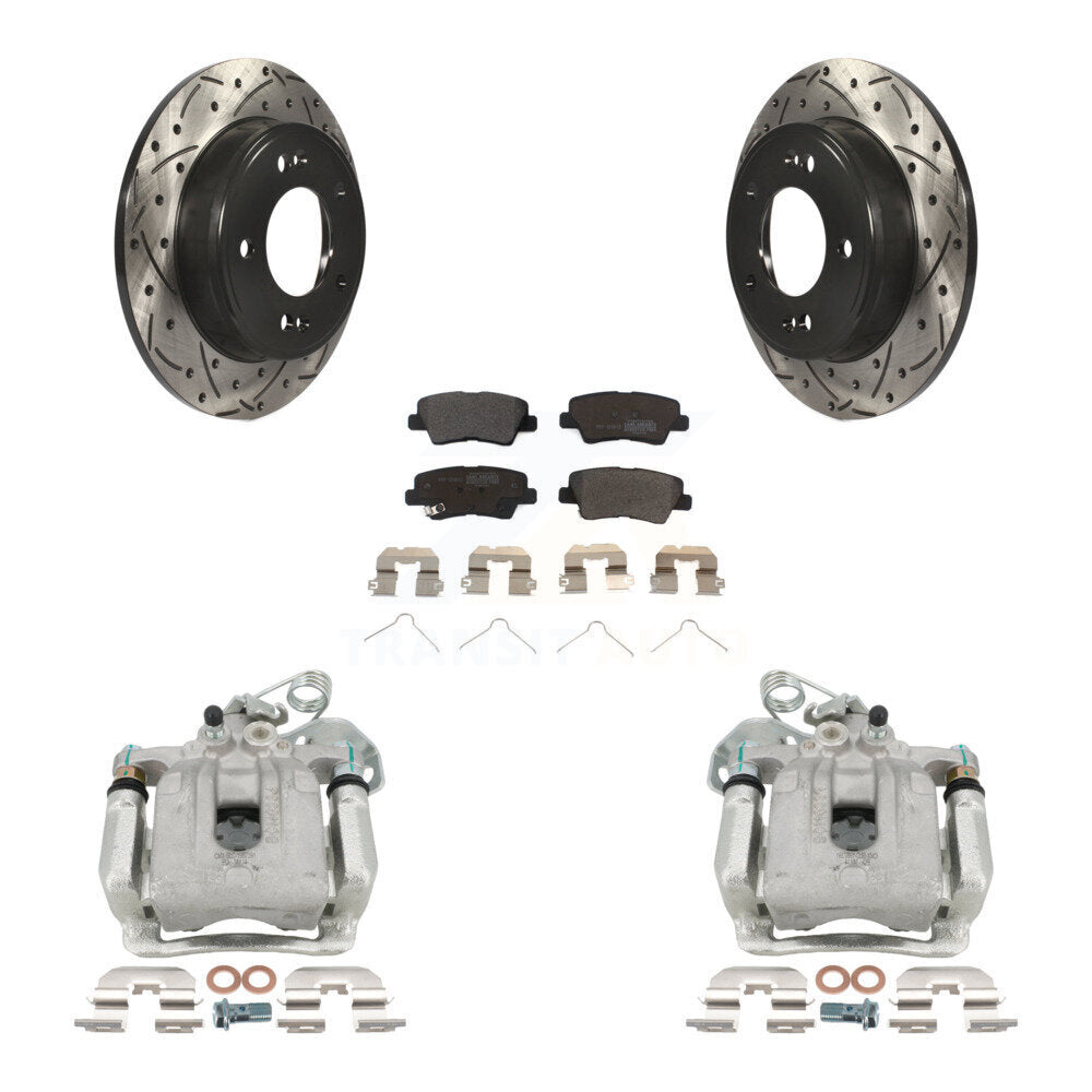 [Arrière] Disque et plaquette de frein pour 17-20 Hyundai Elantra 2.0L KCD-100461P