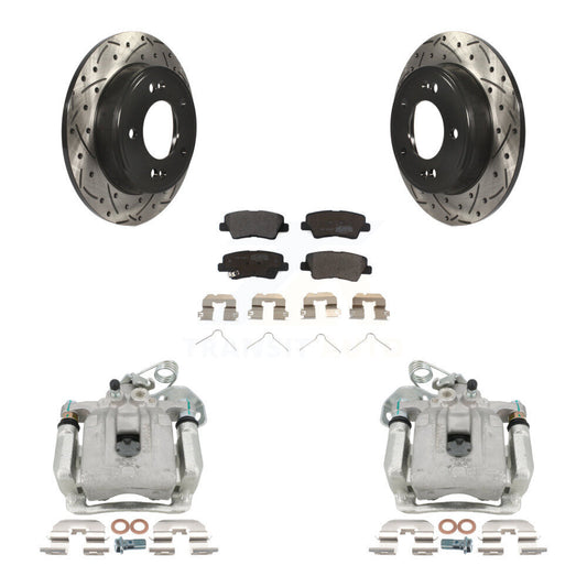 [Arrière] Disque et plaquette de frein pour 17-20 Hyundai Elantra 2.0L KCD-100461P