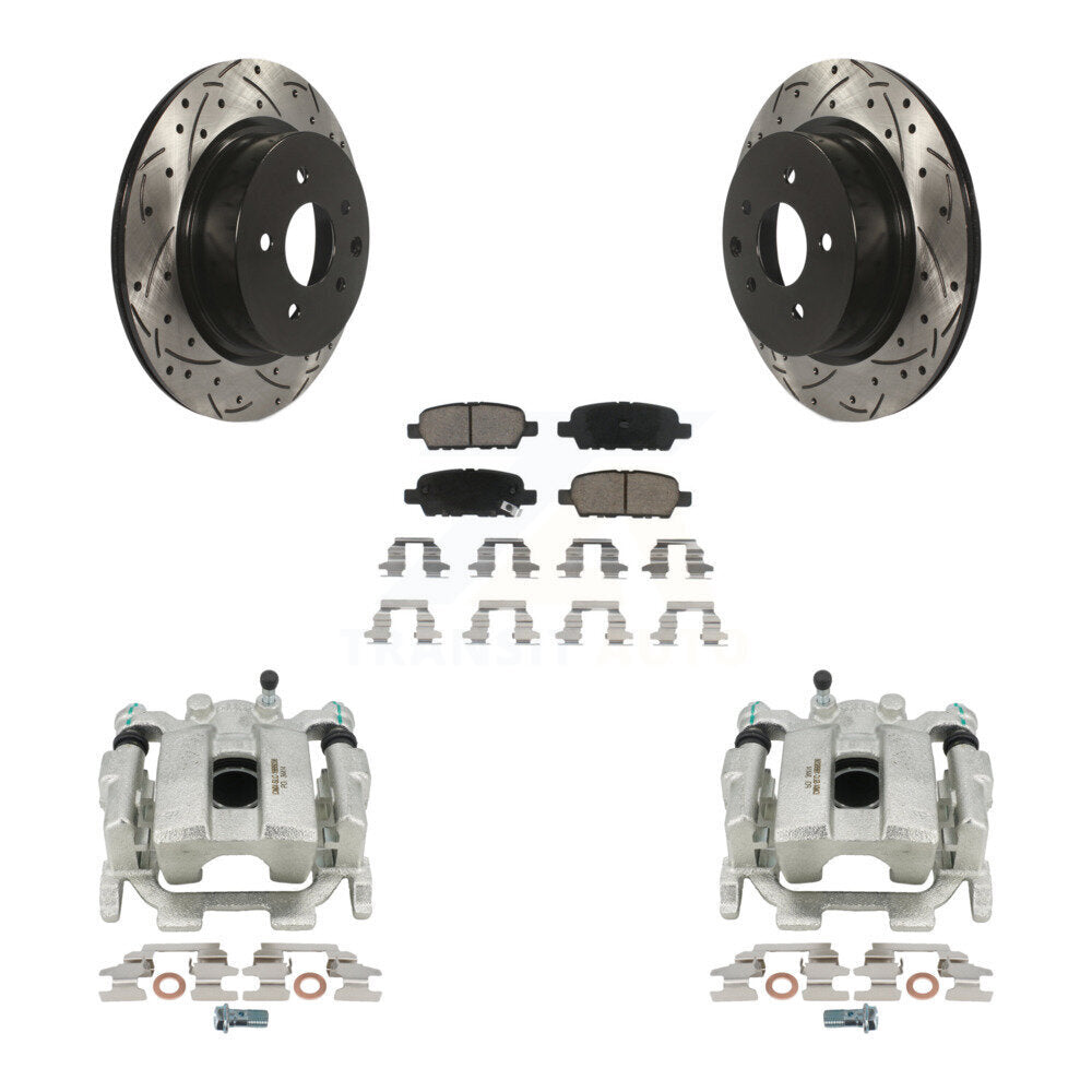[Arrière] Disque et plaquette de frein pour INFINITI G37 QX50 Nissan 370Z KCD-100464C