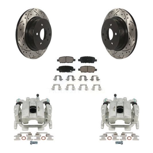 [Arrière] Disque et plaquette de frein pour INFINITI G37 QX50 Nissan 370Z KCD-100464C