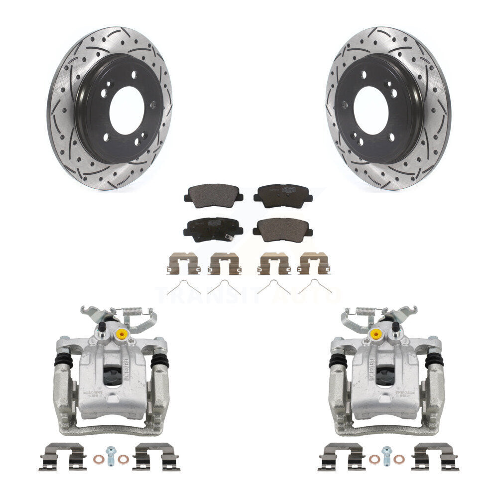 [Arrière] Disque et plaquette de frein pour Hyundai Elantra Kia Niro Ioniq KCD-100464T