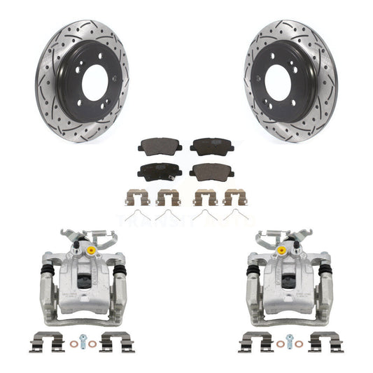 [Arrière] Disque et plaquette de frein pour Hyundai Elantra Kia Niro Ioniq KCD-100464T