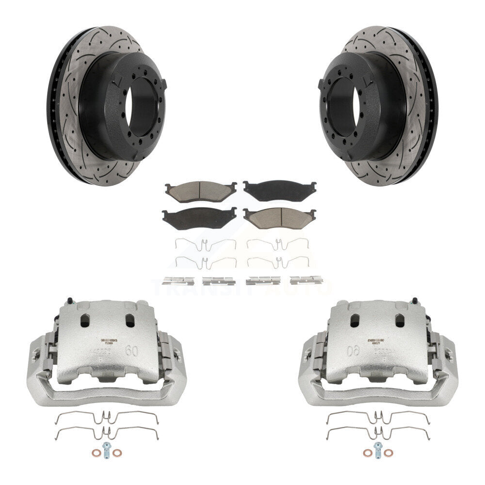 [Arrière] Disque et plaquette de frein pour Ford F-450 Super Duty F-550 LCF KCD-100475C