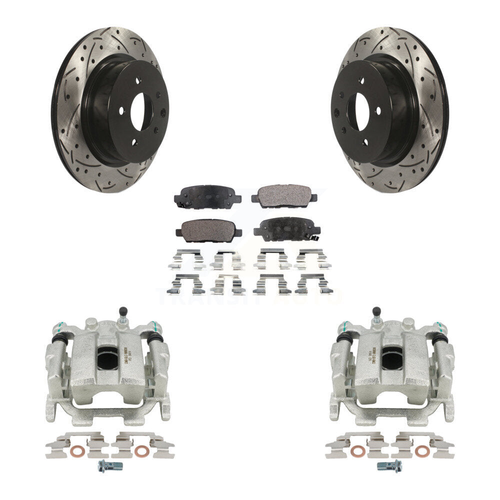 [Arrière] Disque et plaquette de frein pour INFINITI G37 QX50 Nissan 370Z KCD-100475T