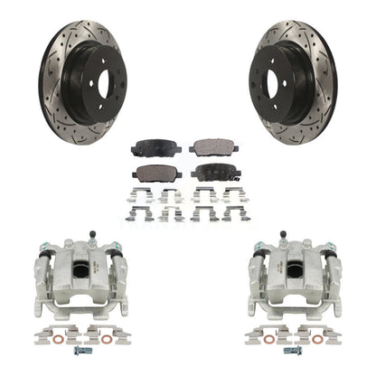 [Arrière] Disque et plaquette de frein pour INFINITI G37 QX50 Nissan 370Z KCD-100475T