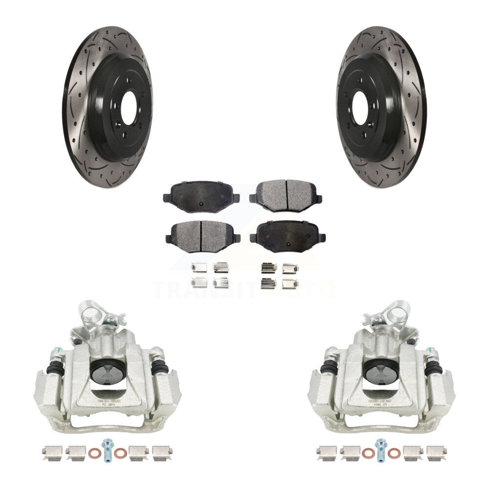 [Arrière] Disque et plaquette de frein pour Ford Explorer Flex Taurus MKT KCD-100506T
