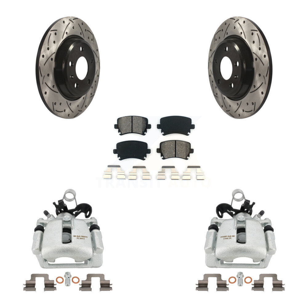 [Arrière] Disque et plaquette de frein pour Audi A4 Quattro KCD-100513S