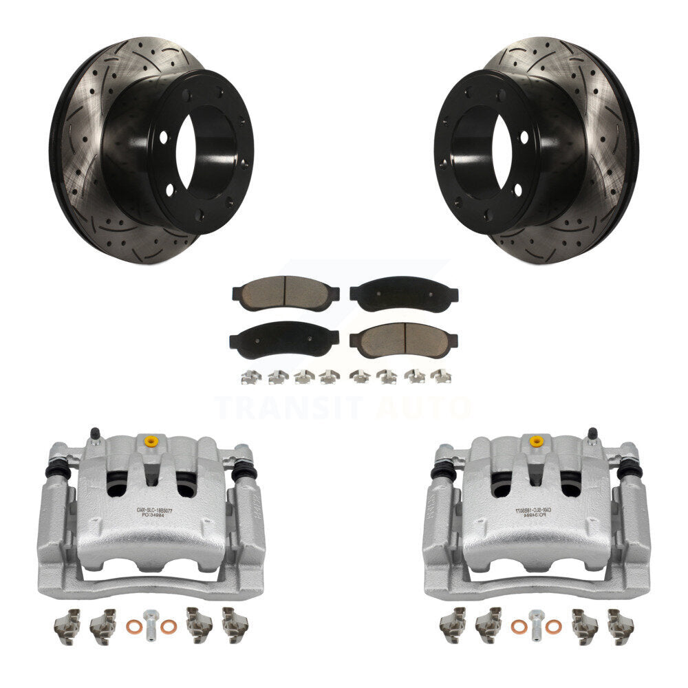[Arrière] Disque et plaquette de frein pour Ford F-250 Super Duty F-350 KCD-100522C