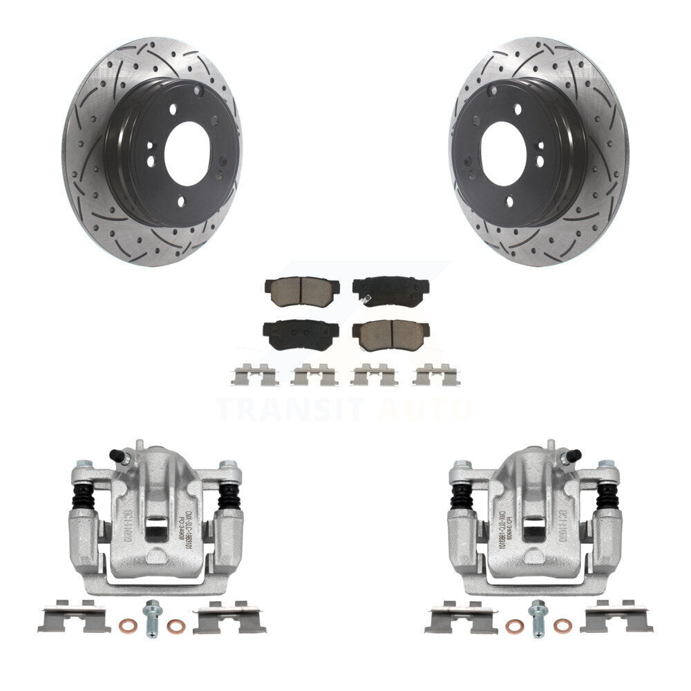 [Arrière] Disque et plaquette de frein pour 06 Hyundai Sonata 3.3L To 03 KCD-100559C