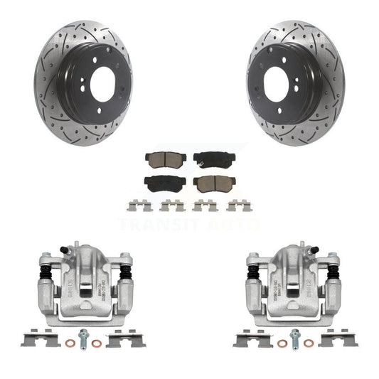 [Arrière] Disque et plaquette de frein pour 06 Hyundai Sonata 3.3L To 03 KCD-100559C