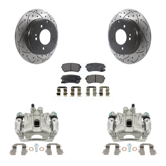 [Arrière] Disque et plaquette de frein pour 15-16 Hyundai Sonata GAS engine KCD-100565T