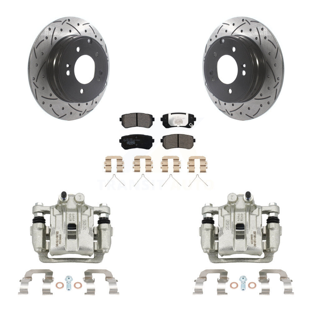 [Arrière] Disque et plaquette de frein pour Hyundai Sonata Kia Optima KCD-100567T