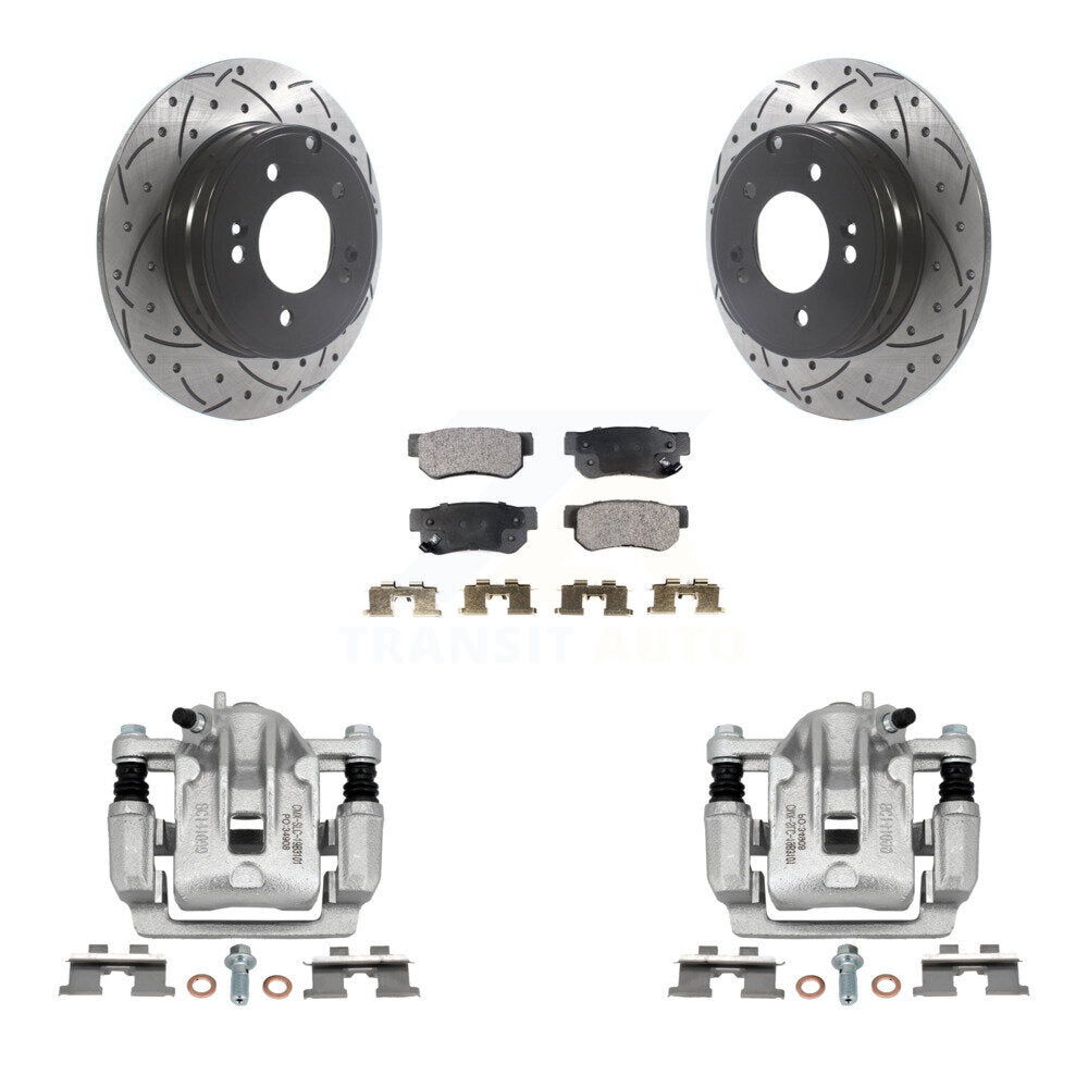 [Arrière] Disque et plaquette de frein pour 06 Hyundai Sonata 3.3L To 03 KCD-100569T