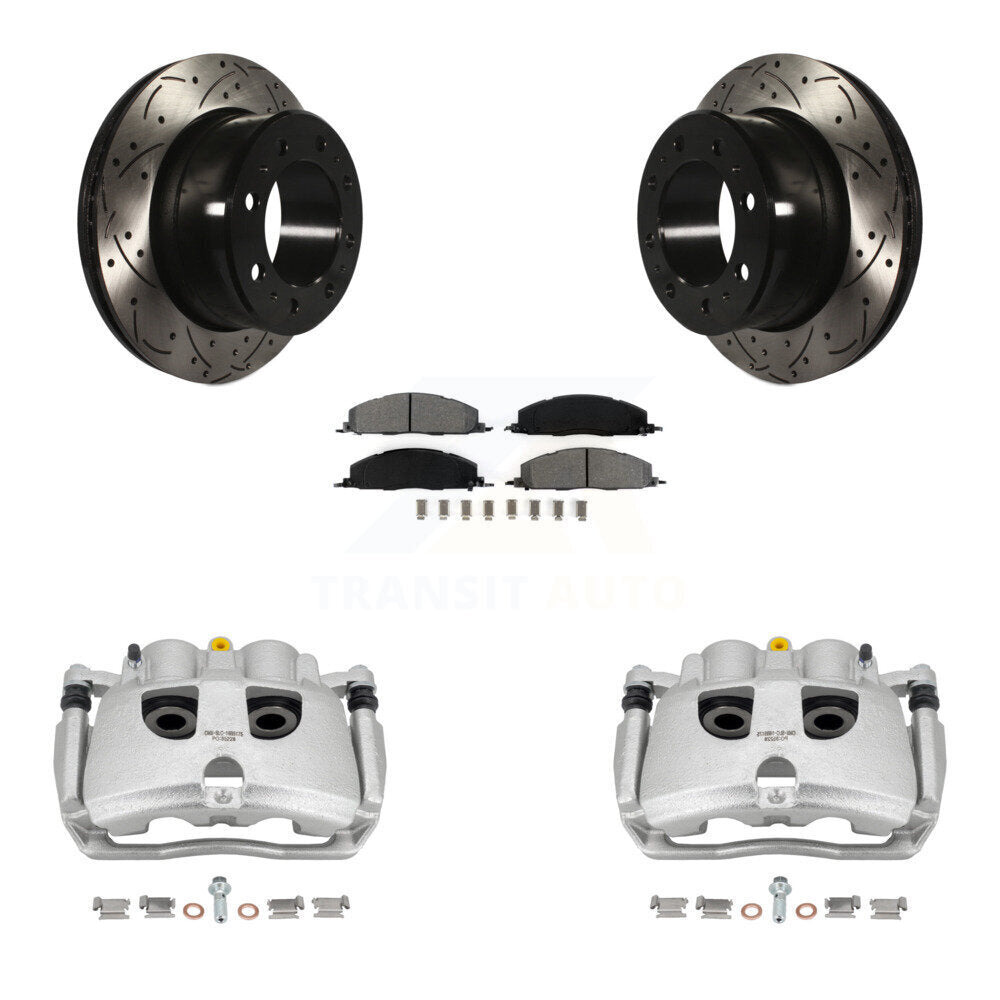 [Arrière] Disque et plaquette de frein pour Ram 3500 2500 Dodge KCD-100596S