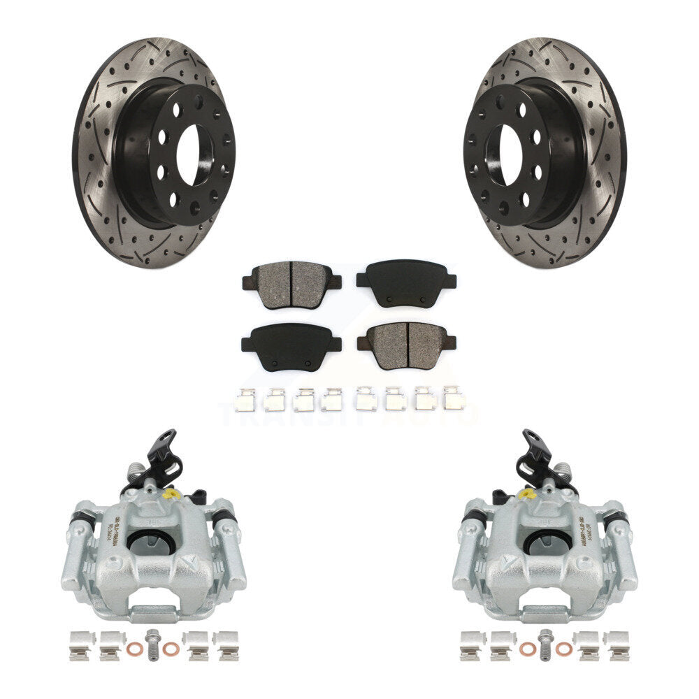 [Arrière] Disque et plaquette de frein pour Volkswagen Audi A3 Eos GTI KCD-100607S
