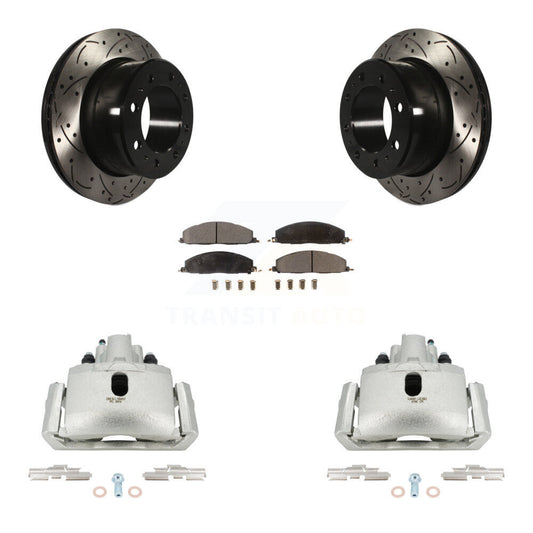 [Arrière] Disque et plaquette de frein pour 2012 Ram 1500 With 8 Lug Wheels KCD-100610T