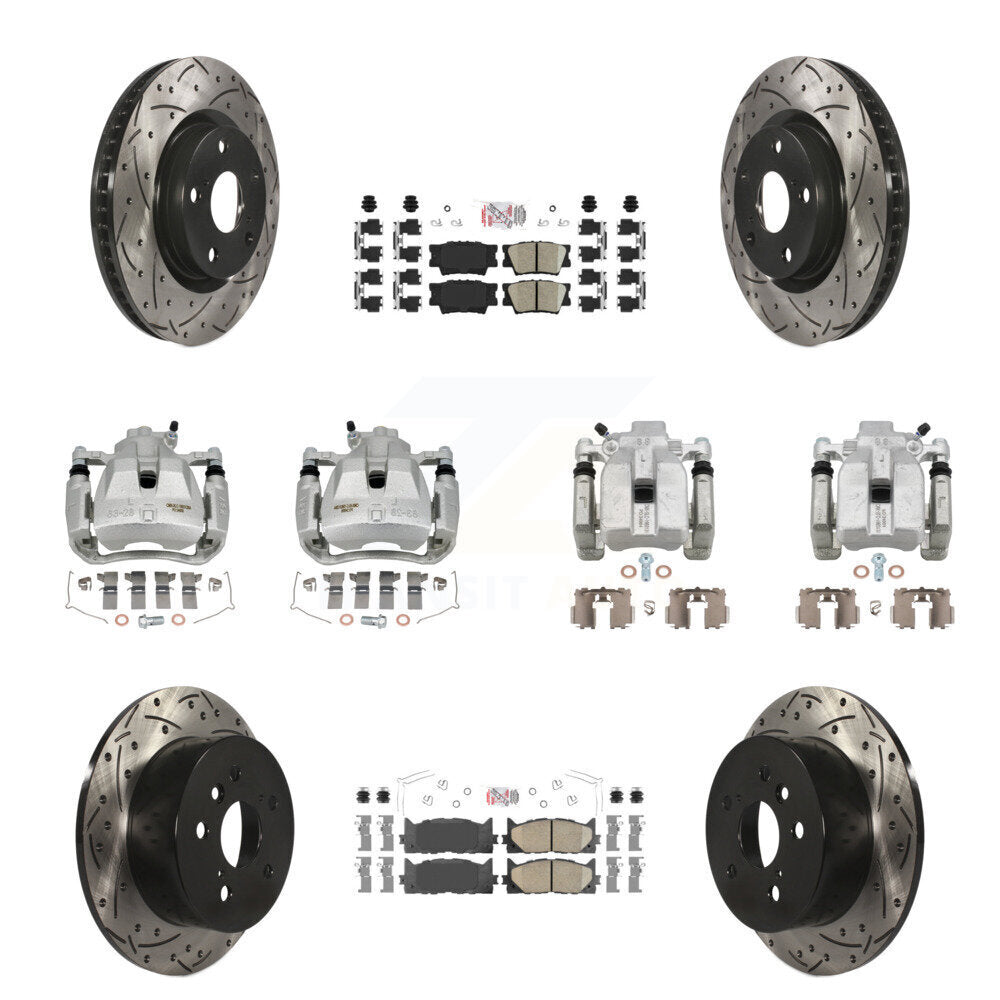 [Avant et Arrière] Disque et plaquette de frein pour Toyota Camry Lexus KCD-100994N