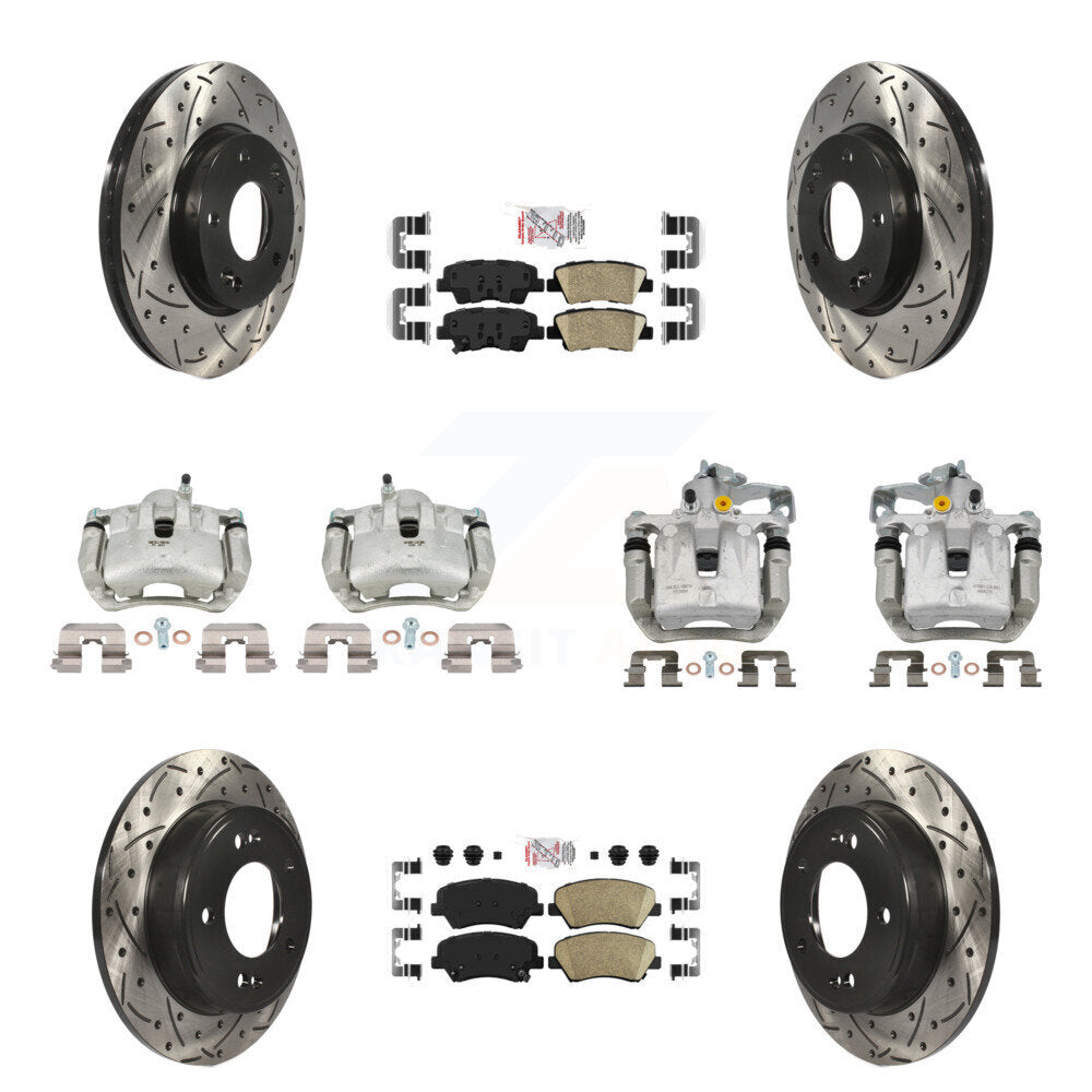 [Avant et Arrière] Disque et plaquette de frein pour Hyundai Elantra GT KCD-101098N