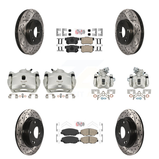 [Avant et Arrière] Disque et plaquette de frein pour Acura ILX 2.0L KCD-101142N