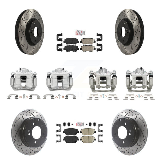[Avant et Arrière] Disque et plaquette de frein pour Hyundai Sonata Kia KCD-101207N