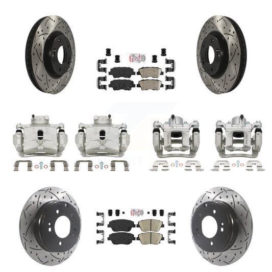 [Avant et Arrière] Disque et plaquette de frein pour Hyundai Sonata 2.0L KCD-101210N