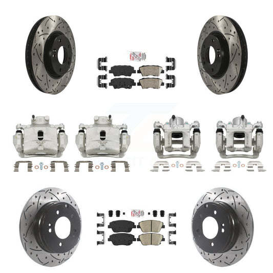 [Avant et Arrière] Disque et plaquette de frein pour Hyundai Sonata 2.0L KCD-101211N