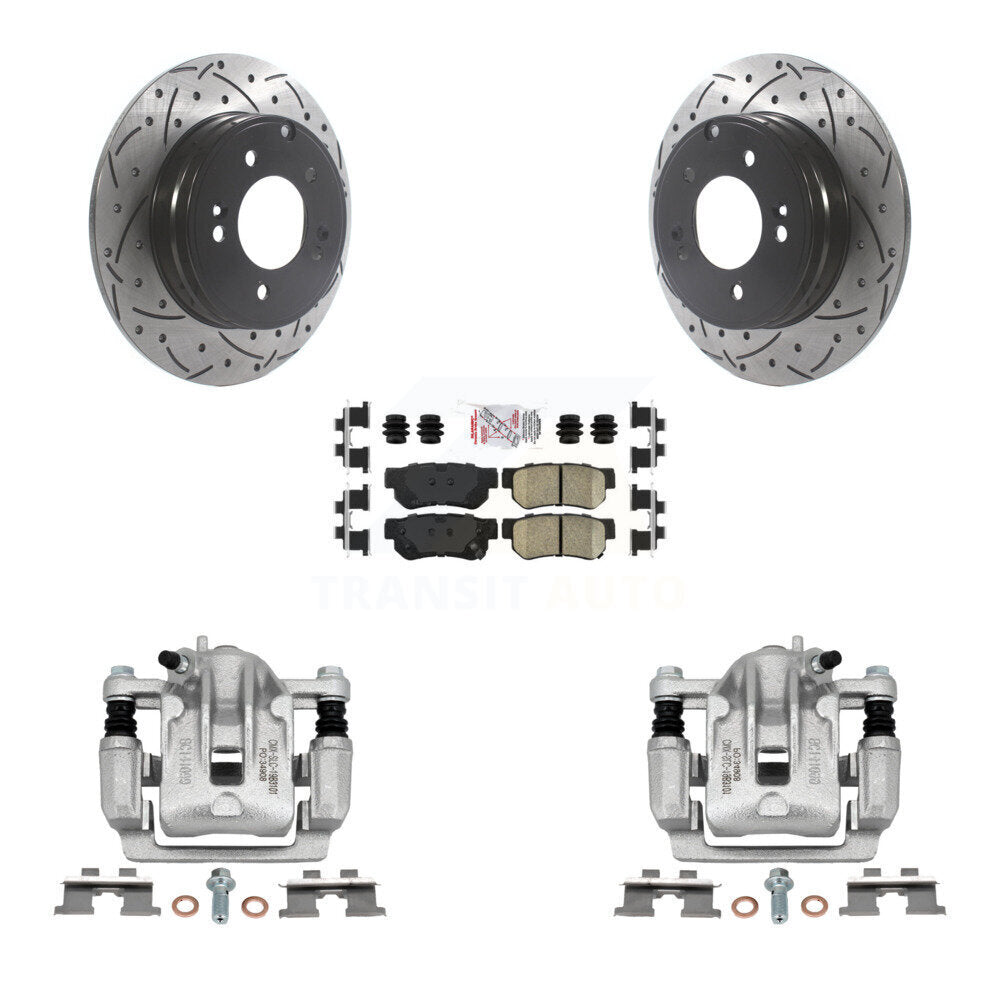 [Arrière] Disque et plaquette de frein pour 06 Hyundai Sonata 3.3L To 03 KCD-101503N