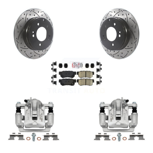 [Arrière] Disque et plaquette de frein pour 06 Hyundai Sonata 3.3L To 03 KCD-101503N
