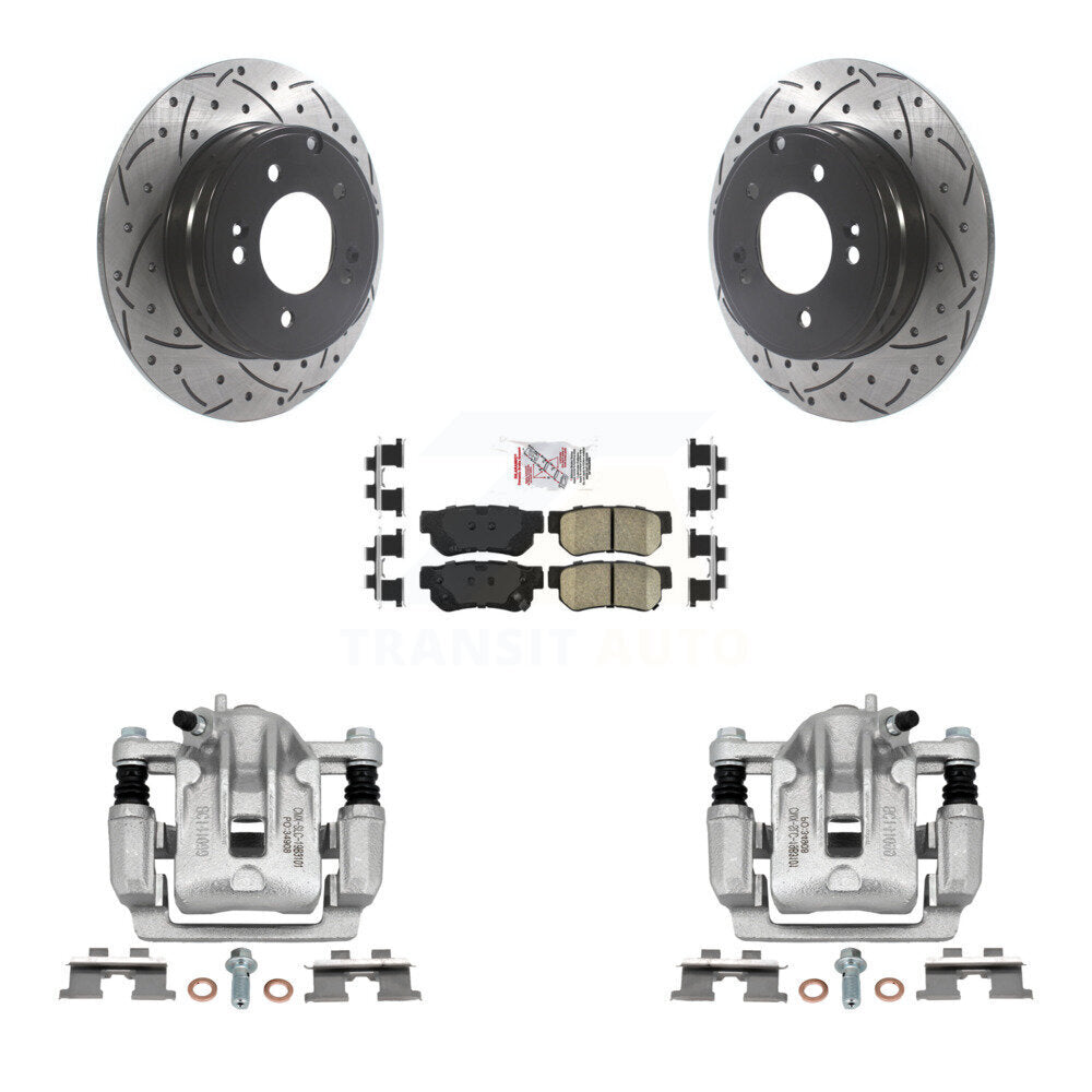 [Arrière] Disque et plaquette de frein pour 06 Hyundai Sonata 3.3L To 03 KCD-101504N
