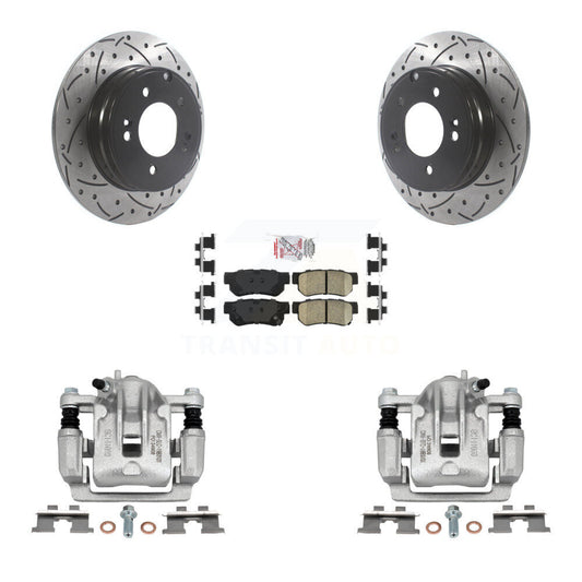 [Arrière] Disque et plaquette de frein pour 06 Hyundai Sonata 3.3L To 03 KCD-101504N