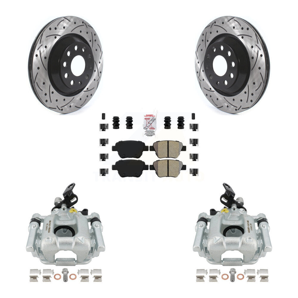 [Arrière] Disque et plaquette de frein pour Volkswagen GTI Audi A3 KCD-101610N