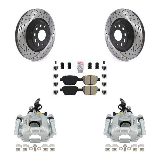 [Arrière] Disque et plaquette de frein pour Volkswagen GTI Audi A3 KCD-101610N