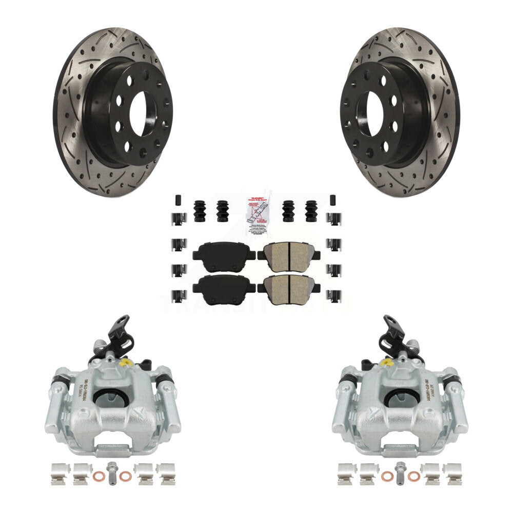 [Arrière] Disque et plaquette de frein pour Volkswagen Audi A3 Eos GTI KCD-101612N
