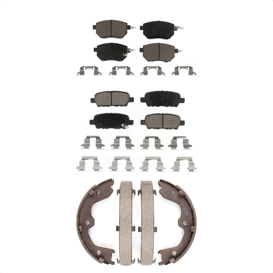 [Avant + Arrière] Kit de plaquette (céramique) de frein pour Nissan Altima Maxima INFINITI FX35 FX45 KCN-100002