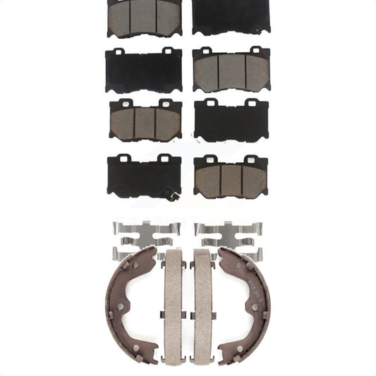 [Avant + Arrière] Kit de plaquette (céramique) de frein pour INFINITI G37 Nissan 370Z Q60 Z KCN-100004 par Transit Auto