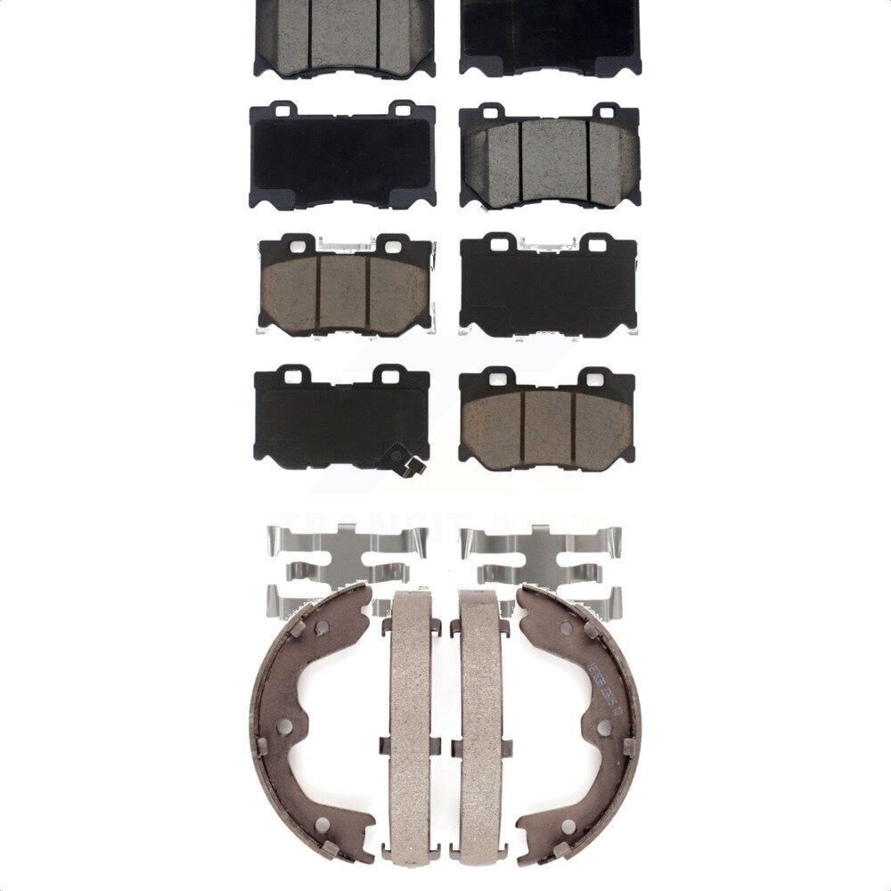 [Avant + Arrière] Kit de plaquette (céramique) de frein pour INFINITI G37 Nissan 370Z Q60 Z KCN-100004