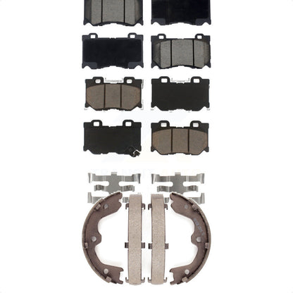 [Avant + Arrière] Kit de plaquette (céramique) de frein pour INFINITI G37 Nissan 370Z Q60 Z KCN-100004