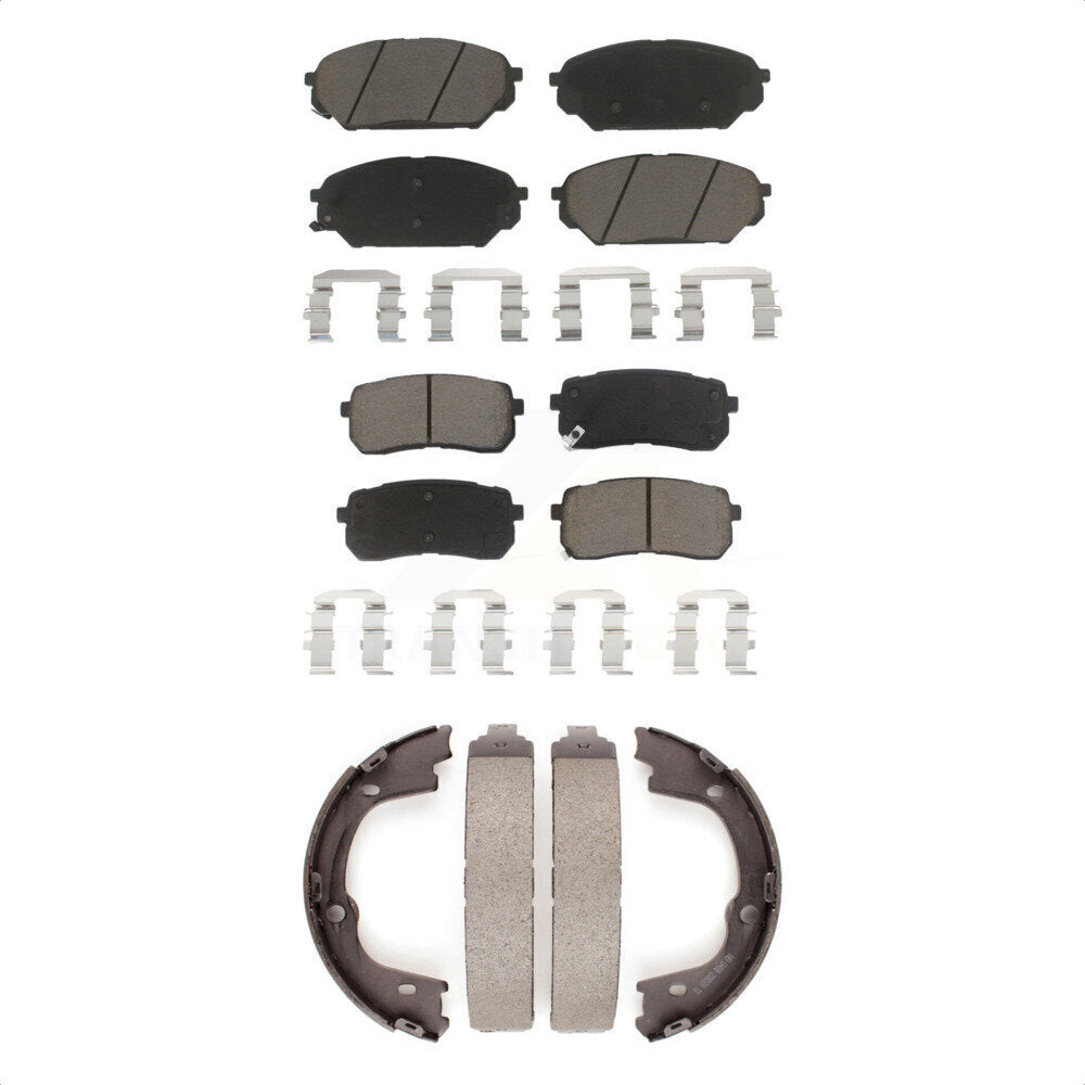 [Avant + Arrière] Kit de plaquette (céramique) de frein pour 2007-2012 Hyundai Veracruz KCN-100009
